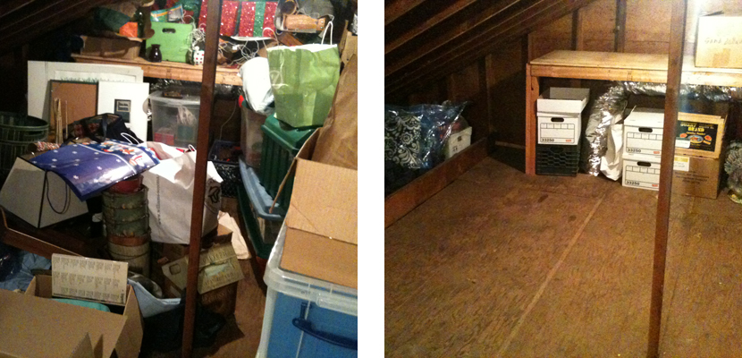 Before & After - Attic