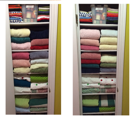 lighter linen closet